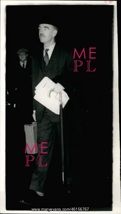 : Sir Brian Robertson, Ministry of Labour, rail strike meeting : Sir Brian Robertson, Ministry of Labour, rail strike meeting