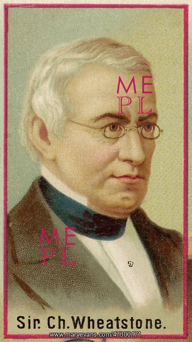 : SIR CHARLES WHEATSTONE : SIR CHARLES WHEATSTONE