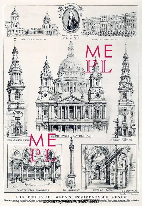 : Sir Christopher Wren's Buildings : Sir Christopher Wren's Buildings
