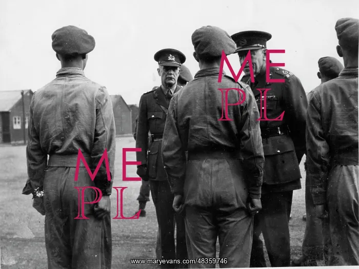 : Sir Cyril Deverell inspecting troops : Sir Cyril Deverell inspecting troops