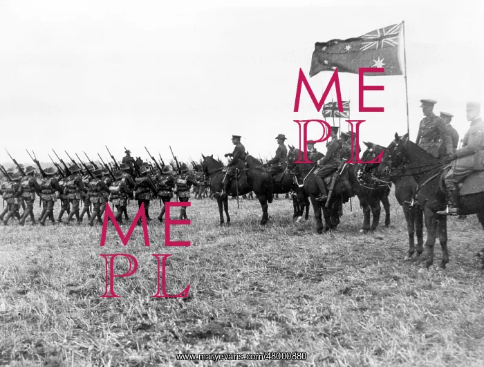 : Sir Douglas Haig reviewing troops, Ebblinghem, France : Sir Douglas Haig reviewing troops, Ebblinghem, France