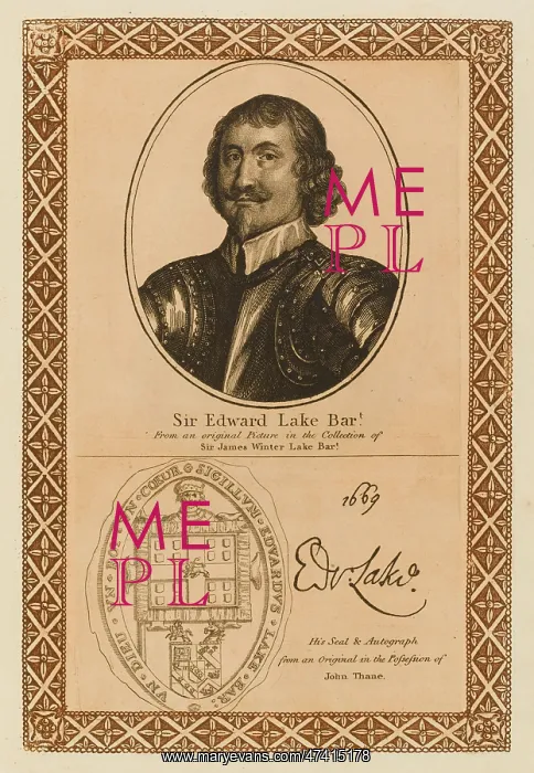 : SIR EDWARD LAKE : SIR EDWARD LAKE