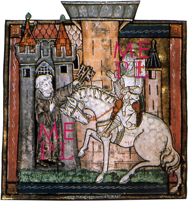  : Sir Galahad and Monk 1400