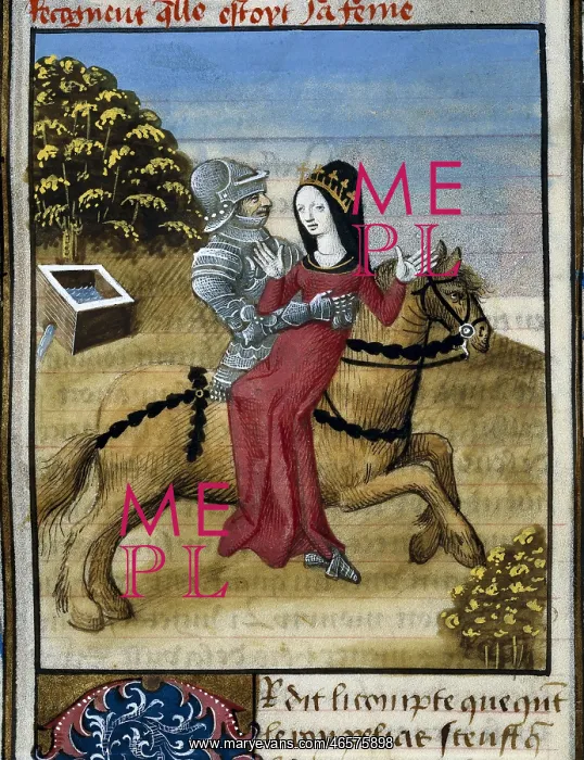 : Sir Galahad takes the Queen out of Cornwall : Sir Galahad takes the Queen out of Cornwall