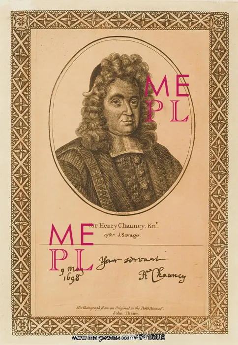 : SIR HENRY CHAUNCY : SIR HENRY CHAUNCY