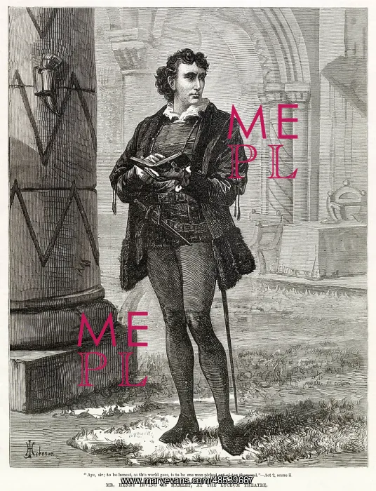: Sir Henry Irving as Hamlet : Sir Henry Irving as Hamlet