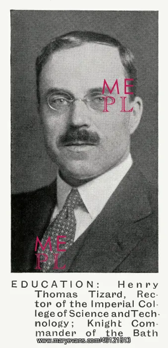 : Sir Henry Thomas Tizard : Sir Henry Thomas Tizard