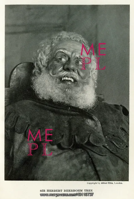 : Sir Herbert Beerbohm Tree in the role of Falstaff : Sir Herbert Beerbohm Tree in the role of Falstaff
