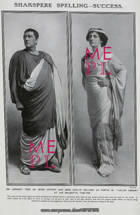 : Sir Herbert Tree and Miss Evelyn Millard : Sir Herbert Tree and Miss Evelyn Millard