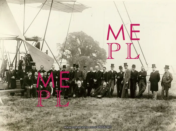  : Sir Hiram Maxim and his first aeroplane