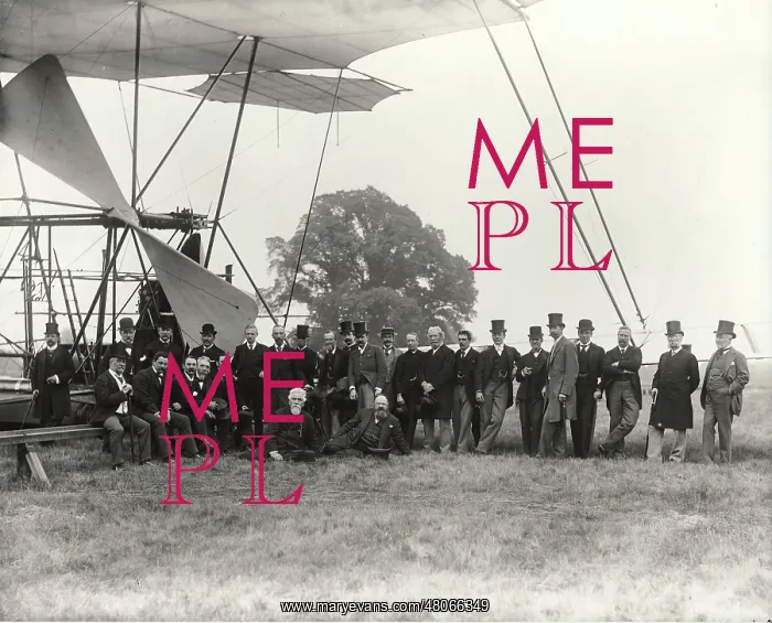 : Sir Hiram Maxim and his first aeroplane : Sir Hiram Maxim and his first aeroplane
