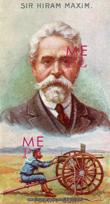 : SIR HIRAM STEVENS MAXIM : SIR HIRAM STEVENS MAXIM
