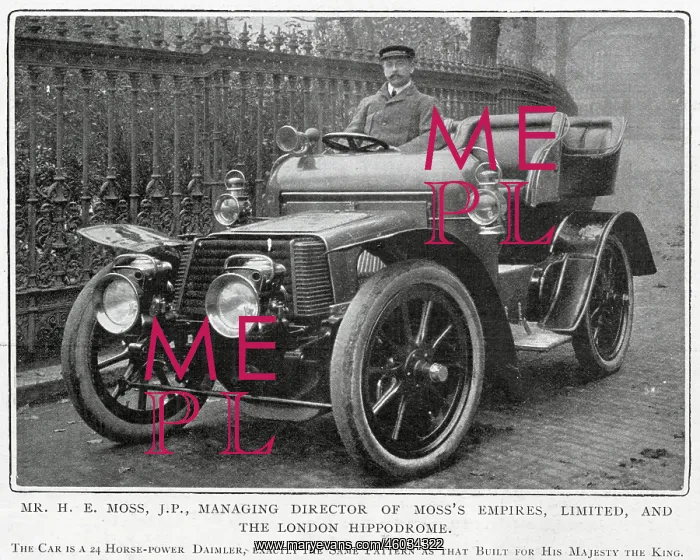 : Sir Horace Edward Moss : Sir Horace Edward Moss