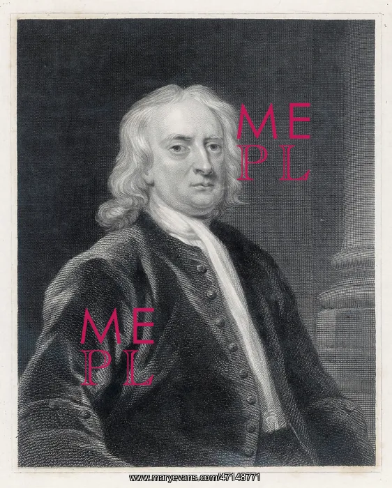 : Sir Isaac Newton, English mathematician : Sir Isaac Newton, English mathematician