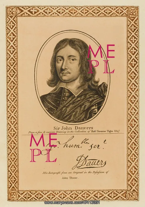 : SIR JOHN DANVERS : SIR JOHN DANVERS