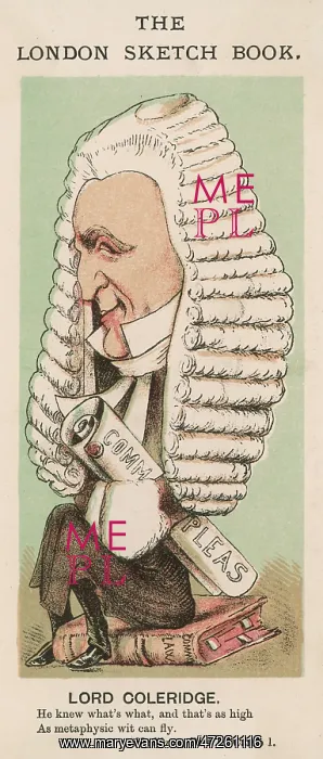 : Sir JOHN DUKE COLERIDGE : Sir JOHN DUKE COLERIDGE