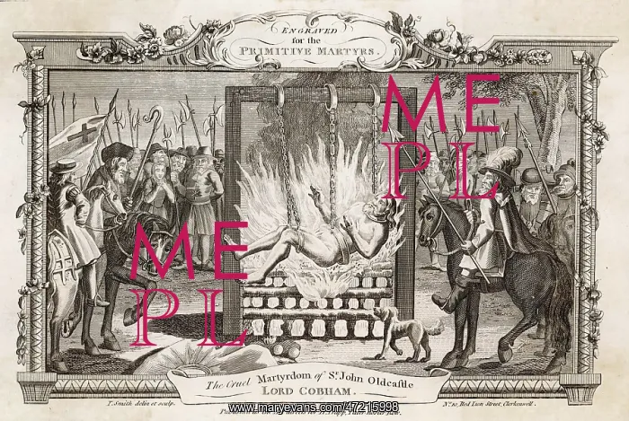 : SIR JOHN OLDCASTLE BURNS : SIR JOHN OLDCASTLE BURNS