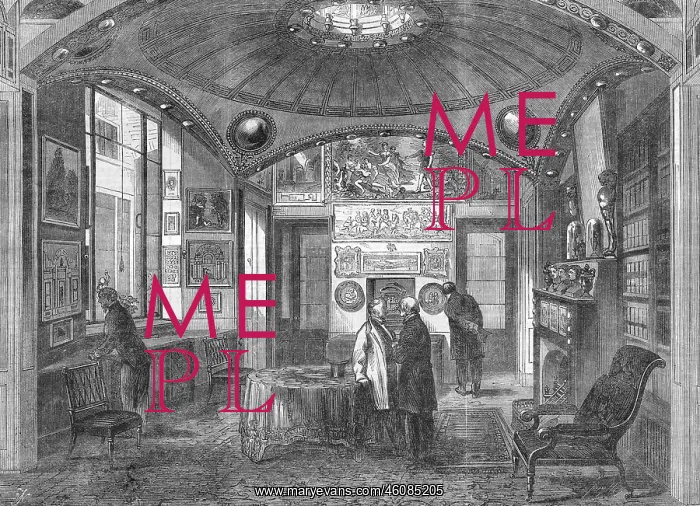 : Sir John Soanes Museum, 1864 : Sir John Soanes Museum, 1864