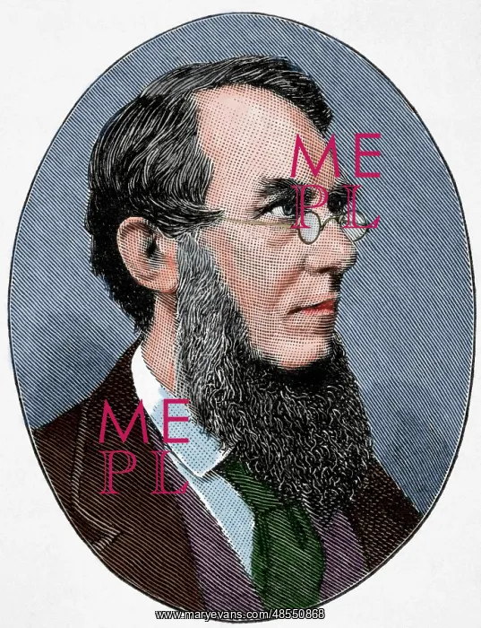 : Sir Joseph Dalton Hooker(1817-1911). English botanist and ex : Sir Joseph Dalton Hooker(1817-1911). English botanist and ex