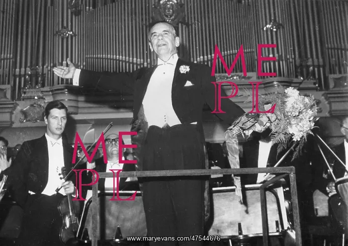 : Sir Malcolm Sargent, English conductor and composer : Sir Malcolm Sargent, English conductor and composer