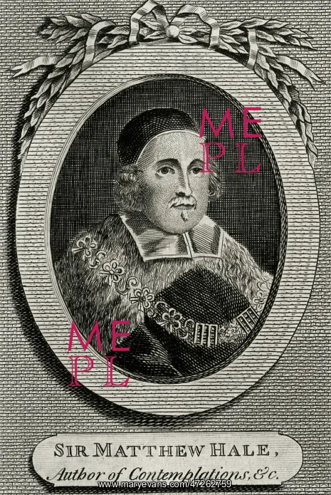 : SIR MATTHEW HALE : SIR MATTHEW HALE