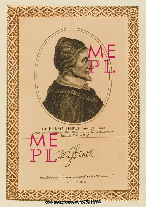 : SIR ROBERT HEATH : SIR ROBERT HEATH