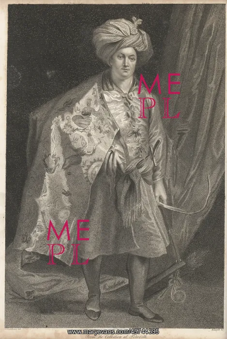 : Sir Robert Shirley in Persian costume : Sir Robert Shirley in Persian costume