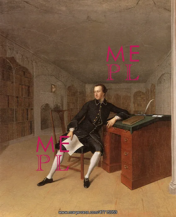  : Sir Roger Newdigate in the Library