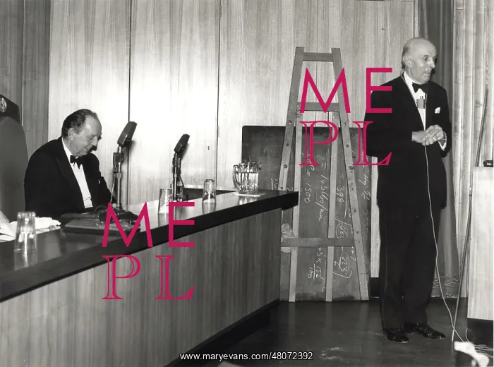 : Sir Stanley Hooker (left) and Sir George Edwards : Sir Stanley Hooker (left) and Sir George Edwards