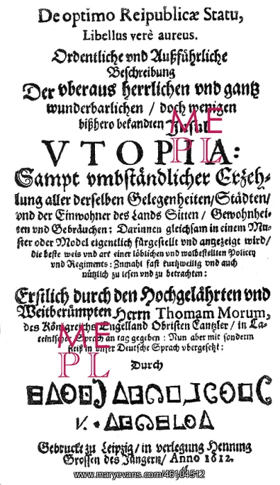 : Sir Thomas More : Sir Thomas More