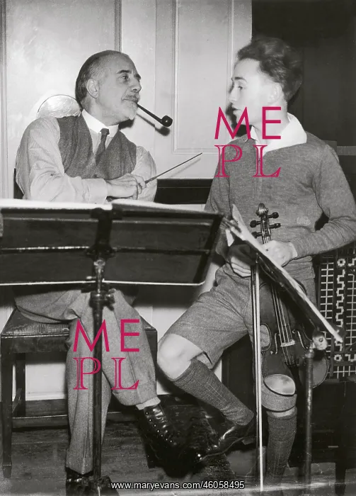 : Sir Thomas Beecham and Grischa Goluboff : Sir Thomas Beecham and Grischa Goluboff
