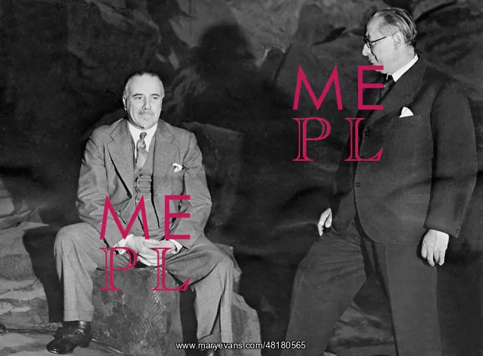 : Sir Thomas Beecham and Mr. Hasait, 1934 : Sir Thomas Beecham and Mr. Hasait, 1934