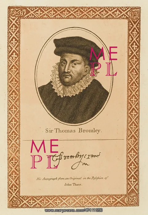 : SIR THOMAS BROMLEY : SIR THOMAS BROMLEY