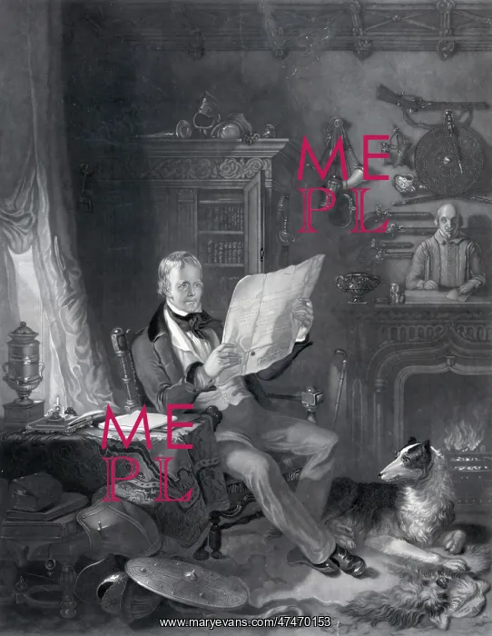 : Sir Walter Scott, Bart. in his study at Abbotsford : Sir Walter Scott, Bart. in his study at Abbotsford