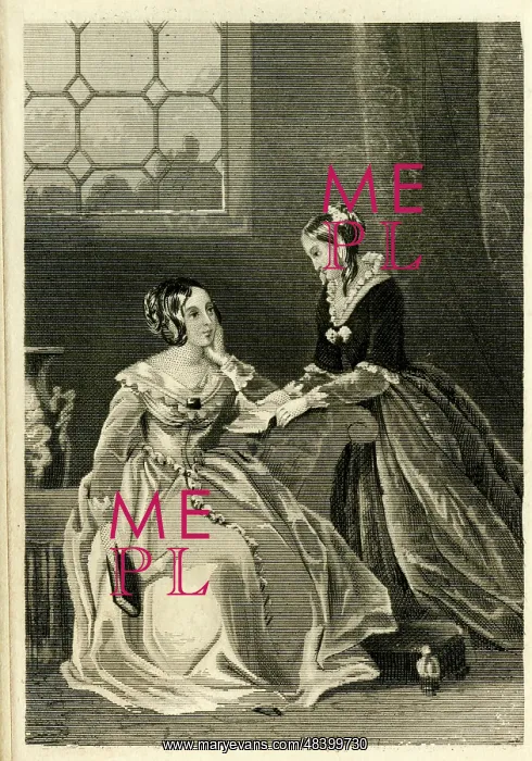 : Two sisters conversing : Two sisters conversing