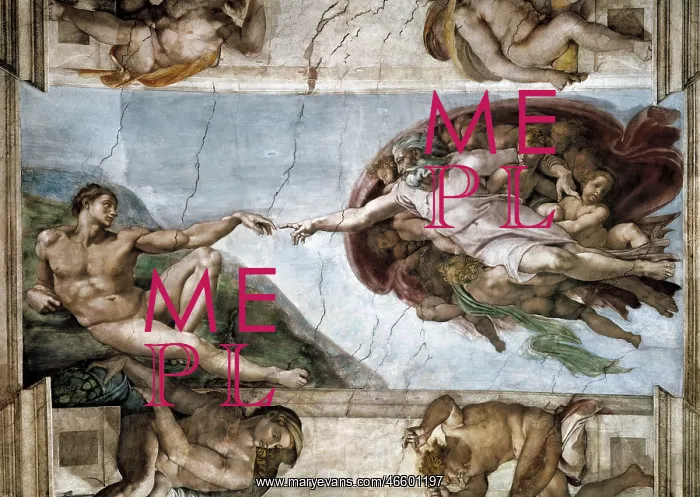  : Sistine Chapel. The Creation of Adam. 1510. VATICAN