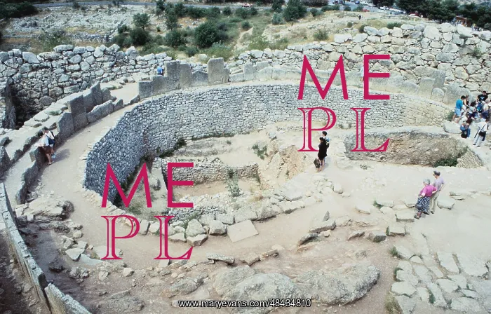  : Site of Mycenean fortifications