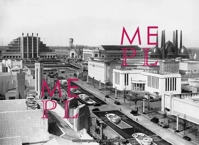 : Site of the World Exhibition in Brussels, 1935 : Site of the World Exhibition in Brussels, 1935
