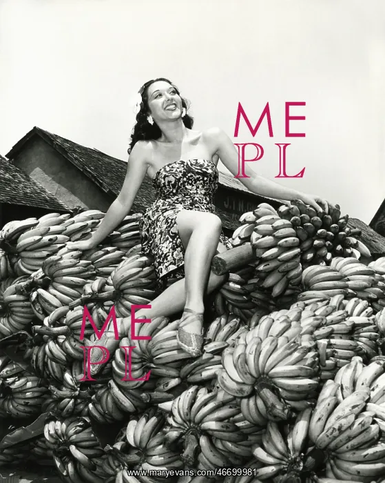  : Sitting pretty on a pile of bananas -