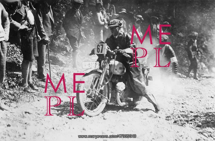 : Six-Day-Motorcycle Trial in 1929 : Six-Day-Motorcycle Trial in 1929
