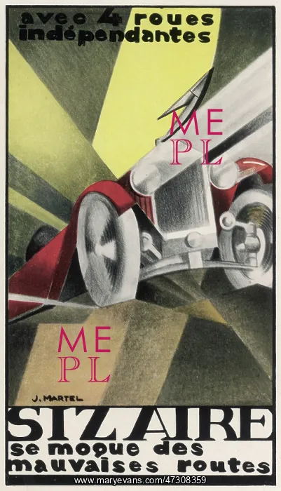 : SIZAIRE POSTER 1925 : SIZAIRE POSTER 1925