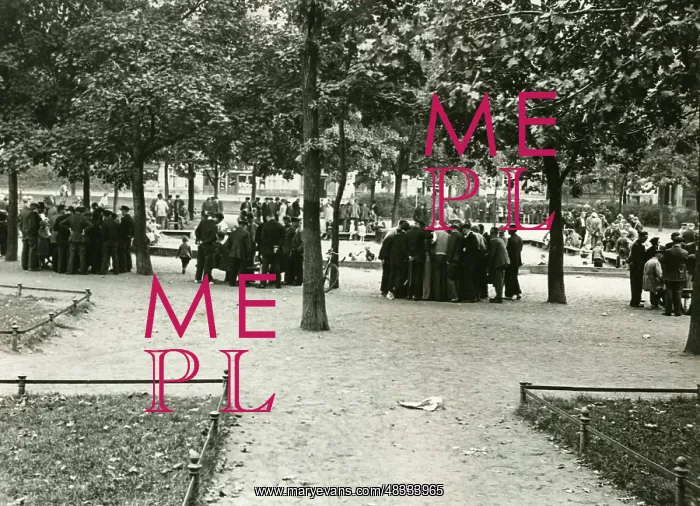 : Skat player at the Leopoldplatz in Berlin-Wedding, 1932 : Skat player at the Leopoldplatz in Berlin-Wedding, 1932