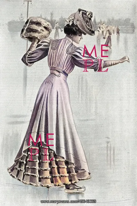 : Skating costume, 1906 : Skating costume, 1906