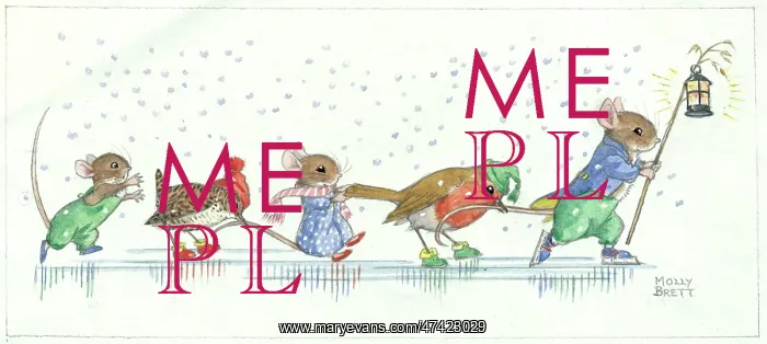: Skating mice and birds by Molly Brett : Skating mice and birds by Molly Brett
