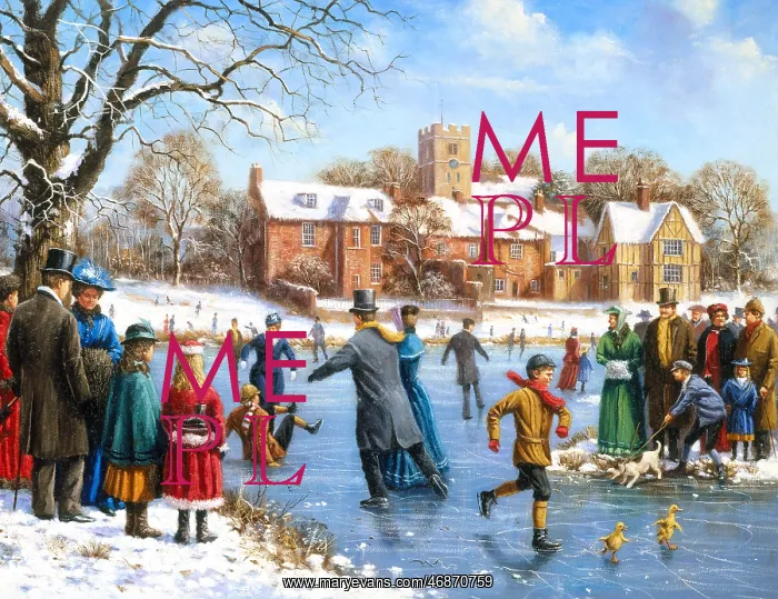 : Skating on the River : Skating on the River