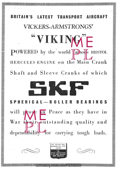 : Skefco SKF Bearings : Skefco SKF Bearings
