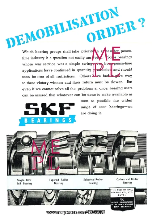 : Skefco SKF Bearings : Skefco SKF Bearings