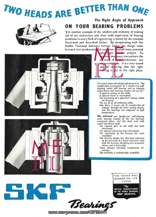 : Skefko SKF Bearings : Skefko SKF Bearings