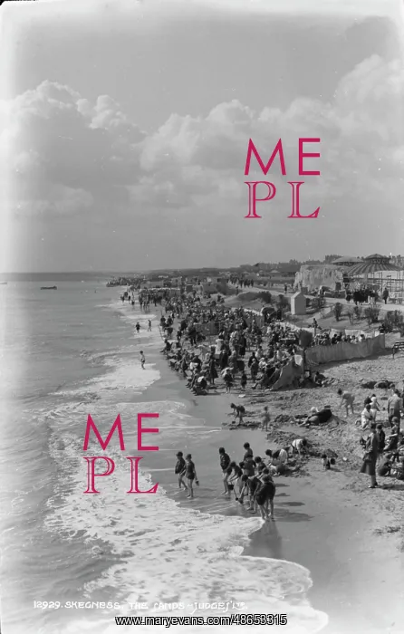 : Skegness Beach in 1929 : Skegness Beach in 1929