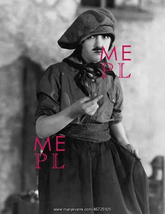 : Skeptical woman in mans clothes : Skeptical woman in mans clothes